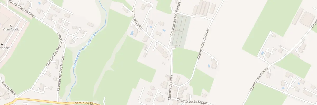 Plan du 303 Che d’Huffin à Neydens