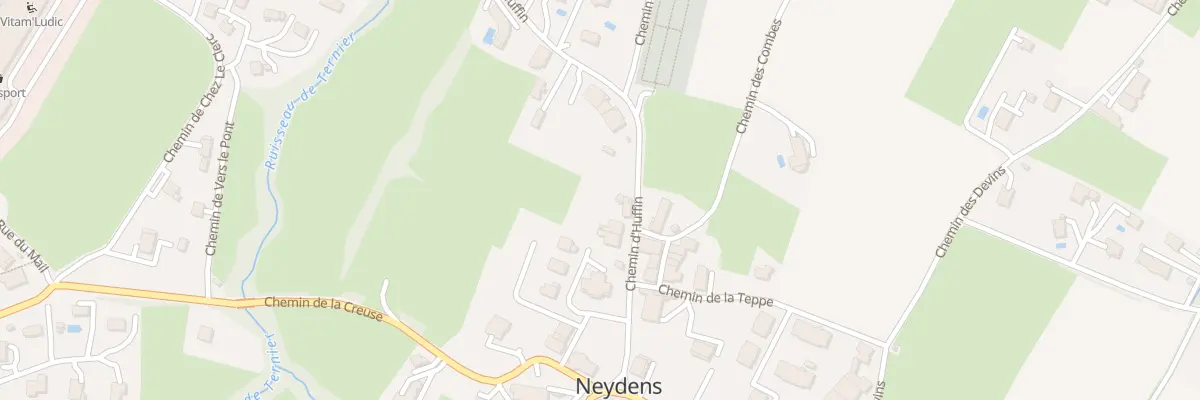 Plan du 129 Che d’Huffin à Neydens