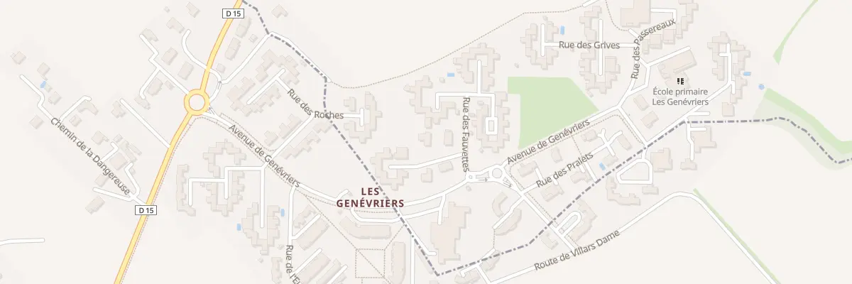 Plan du 111 Rue des Colombes à Sauverny