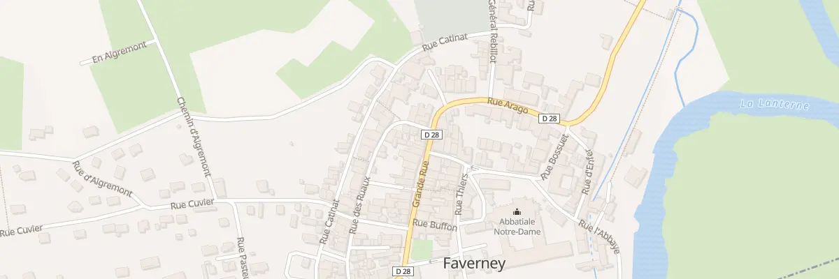 Plan du 1 Rue Pascal à Faverney