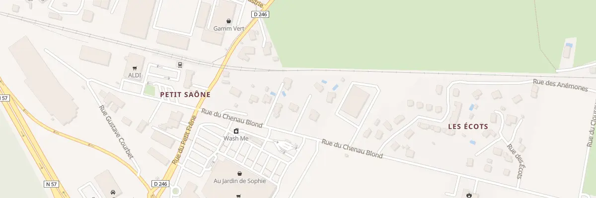 Plan du 16 Rue du Chenau Blond à Saône