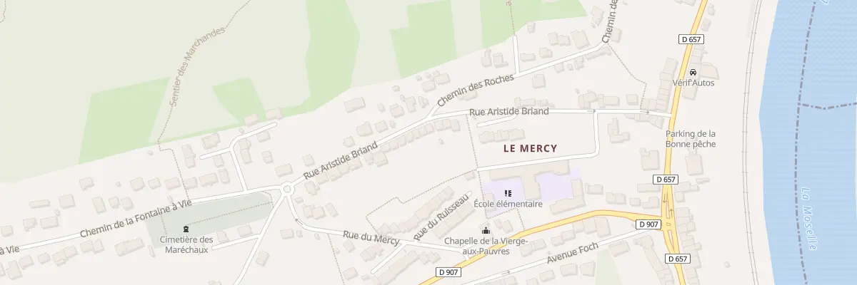 Plan du 27 Rue Aristide Briand à Marbache