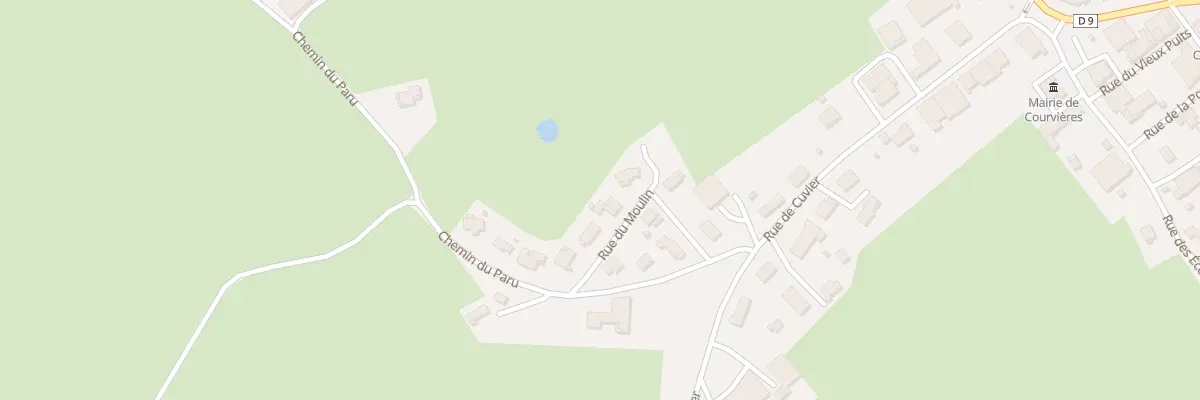 Plan du 5 Rue du Moulin à Courvières