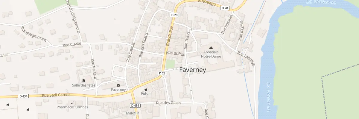 Plan du 4A Pl de la République à Faverney