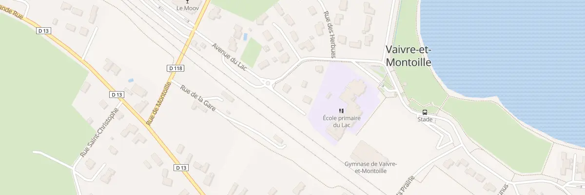 Plan du 2B Av du Lac à Vaivre-et-Montoille