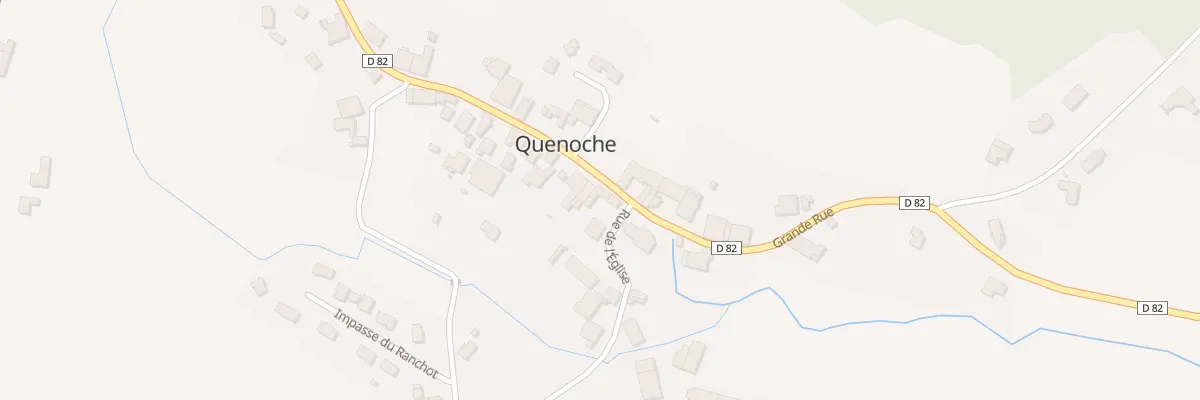 Plan du 2 Rue de l’Eglise à Quenoche