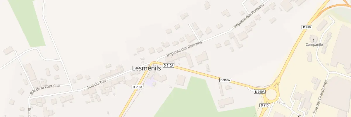 Plan du 64 Imp des Romains à Lesménils