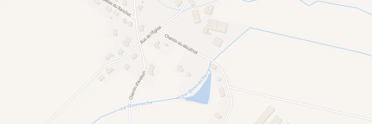 Plan du 6 Che du Moulinot à Quenoche