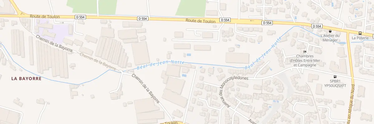 Plan du 119 Rte de Toulon à Hyères