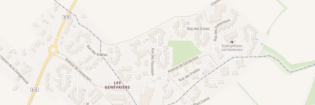 Plan du 120 Rue des Fauvettes à Sauverny