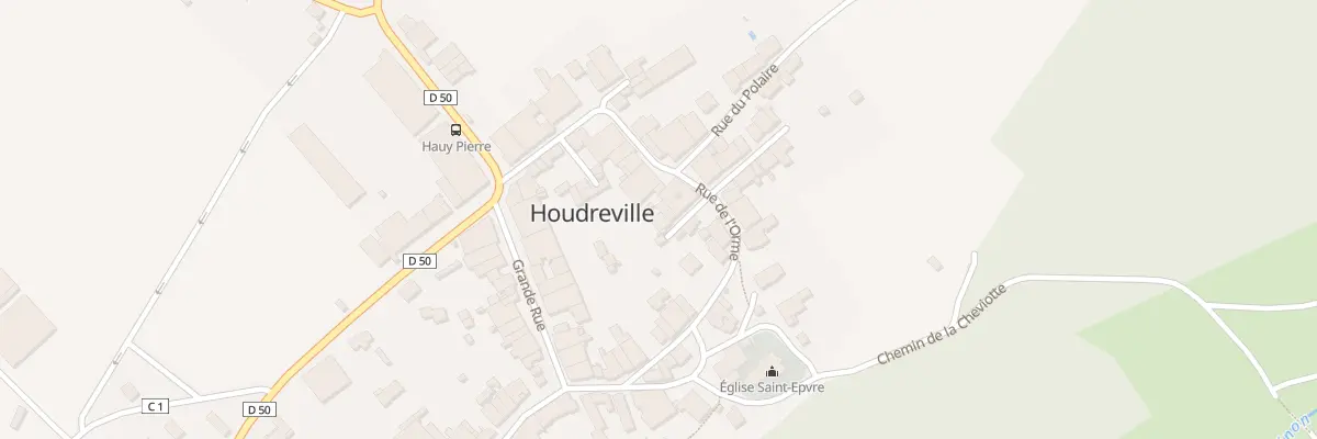 Plan du 1 Rue du Port à Houdreville