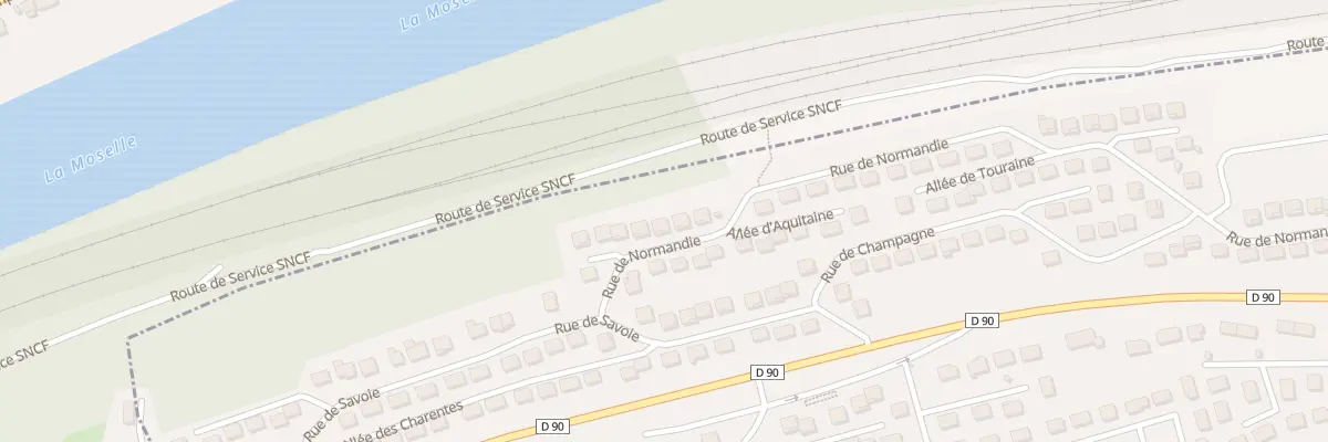 Plan du 37 Rue de Normandie à Frouard