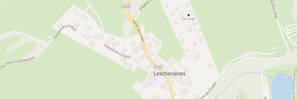 Plan de Lescheraines à Lescheraines