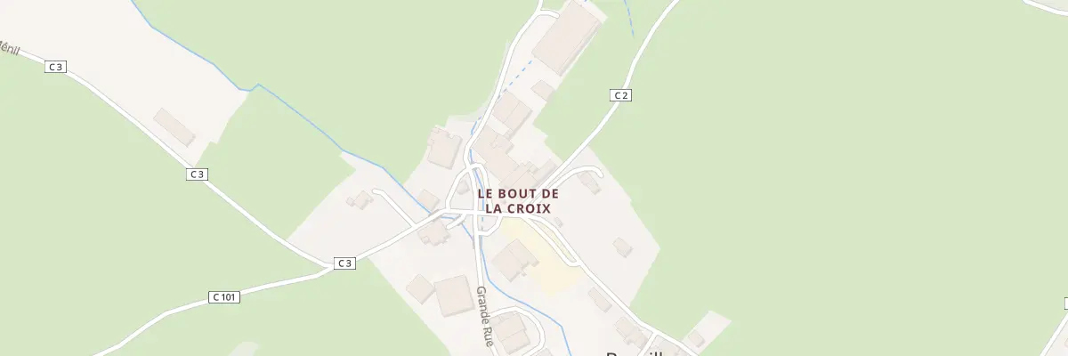 Plan du 90 Pl du Calvaire à Bazoilles-et-Ménil