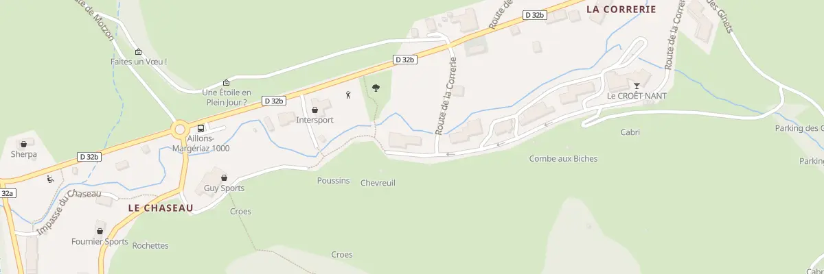 Plan du 1155 Rte de la Correrie à Aillon-le-Jeune