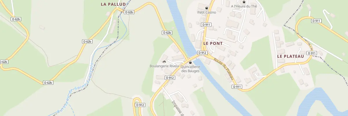 Plan du 5373 Vers le Pont à Lescheraines