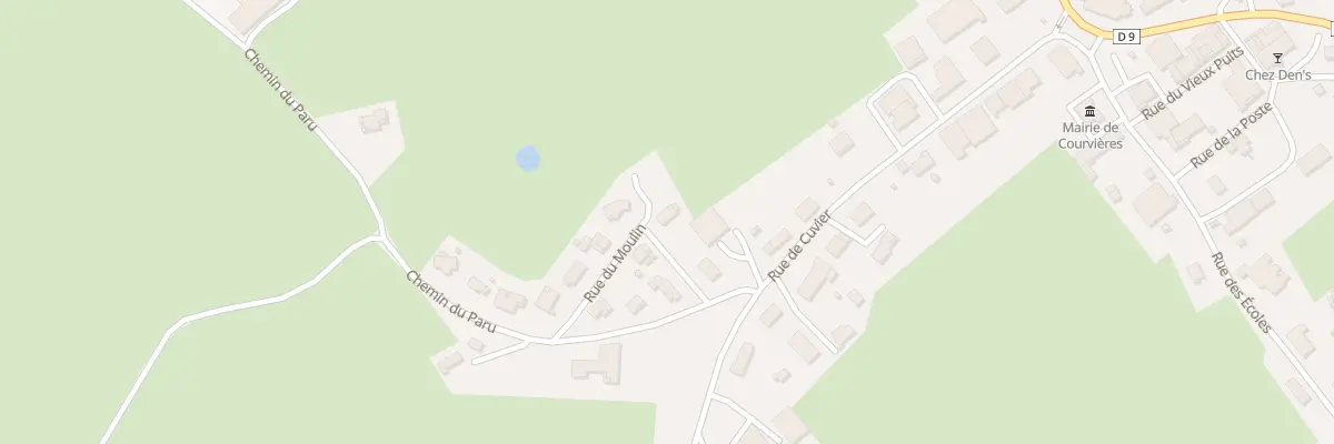 Plan du 4 Rue du Moulin à Courvières