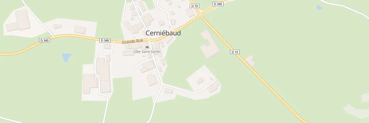 Plan du 5015 Rue de la Saigne à Cerniébaud