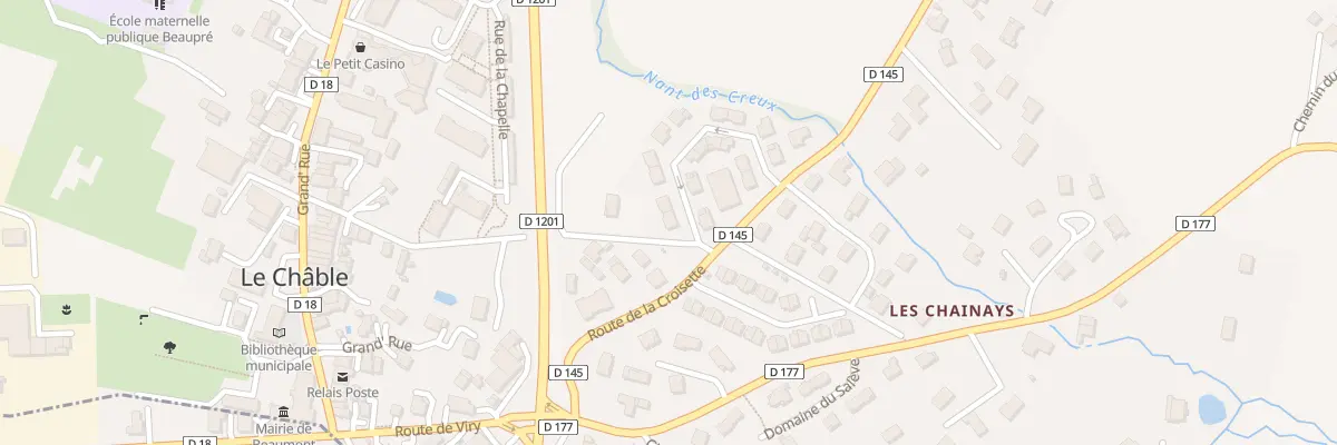 Plan du 25 All du Clos Romance à Beaumont