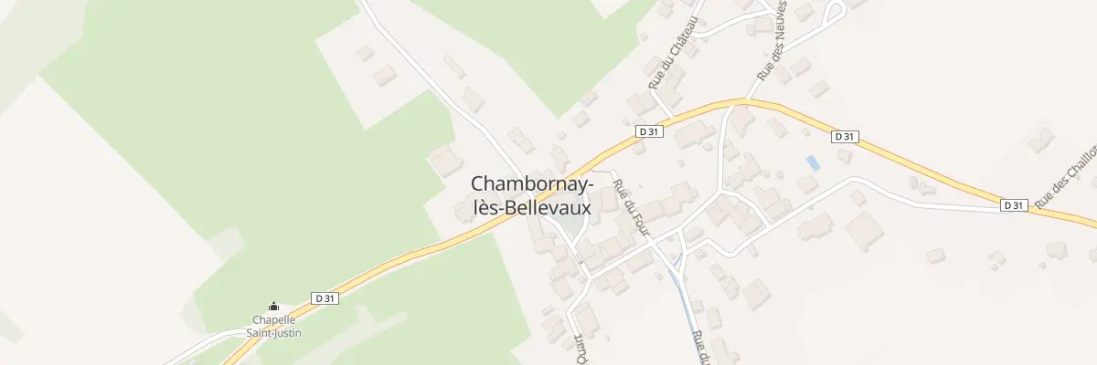 Plan du 5 Rue Saint Justin à Chambornay-lès-Bellevaux