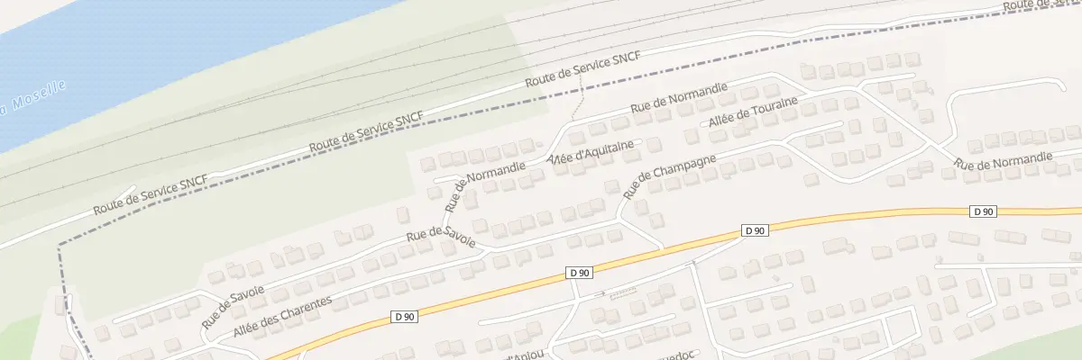 Plan du 52 Rue de Normandie à Frouard