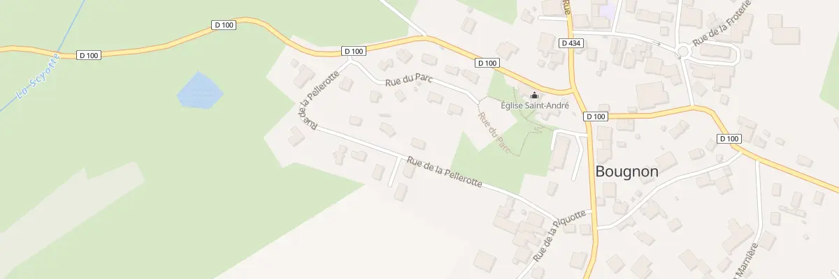 Plan du 7 Rue de la Pellerotte à Bougnon