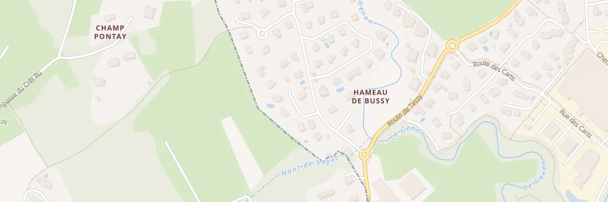 Plan du 822 Rue de la Grande Ferme à Annecy