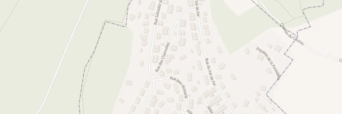 Plan du 13 Rue des Charmilles à Neuves-Maisons