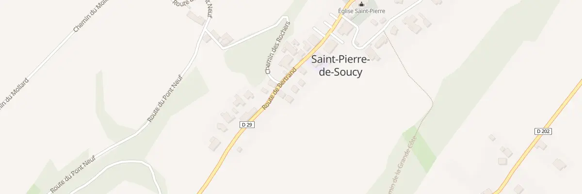 Plan du 125 Rte de Bertrand à Saint-Pierre-de-Soucy