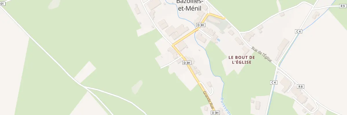 Plan du 371 Grande Rue à Bazoilles-et-Ménil