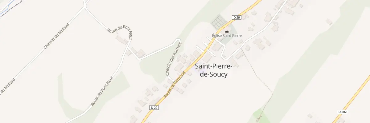 Plan du 102 Rte de Bertrand à Saint-Pierre-de-Soucy