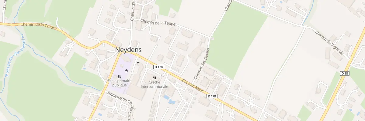 Plan du 131 Che Neuf à Neydens