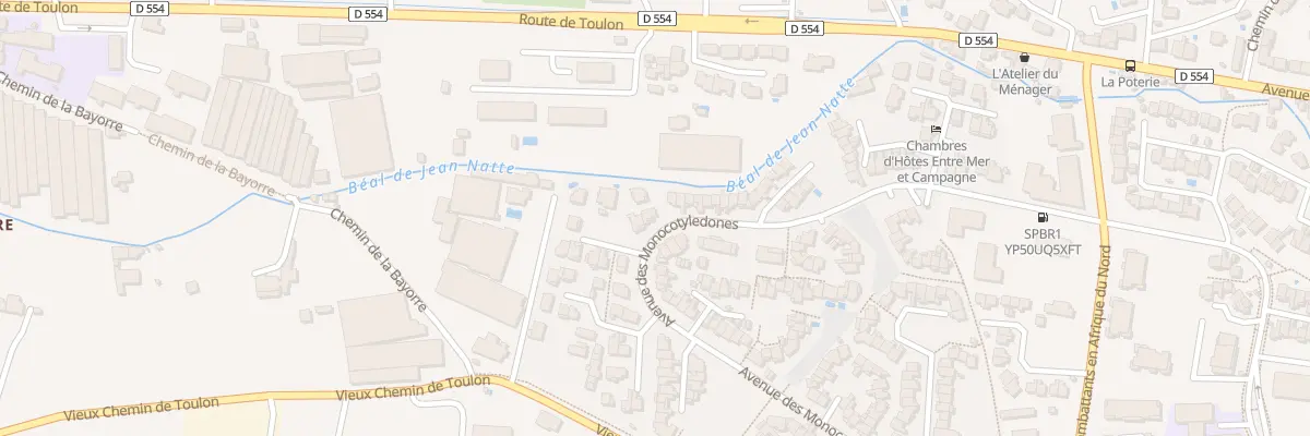 Plan du 461 Av des Monocotylédones à Hyères