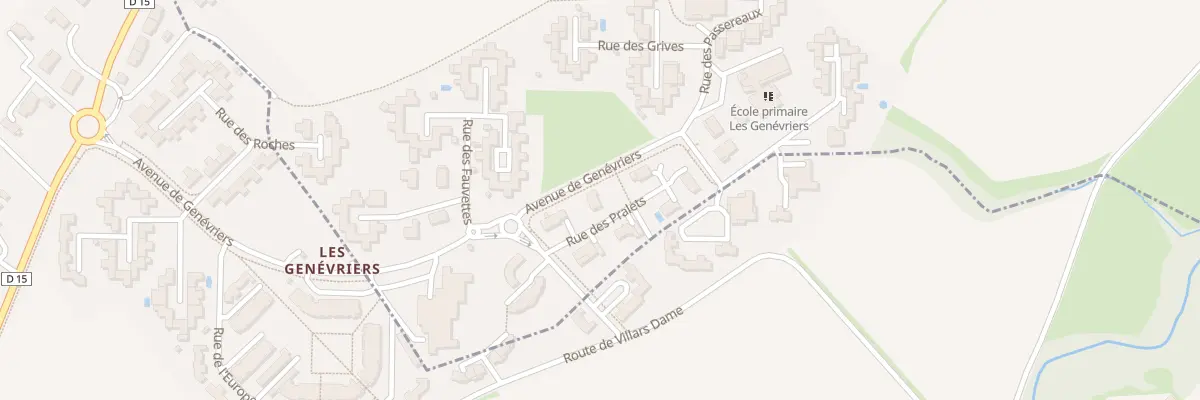 Plan du 146 Rue des Pralets à Sauverny