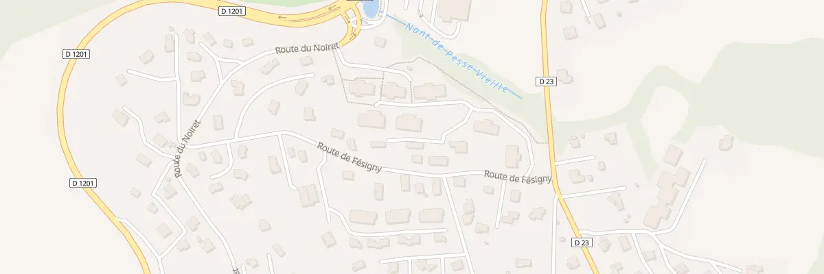 Plan du 521 Rte de Fésigny à Cruseilles