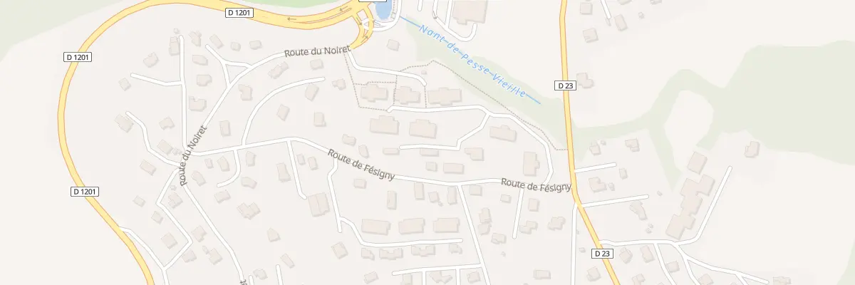 Plan du 621 Rte de Fésigny à Cruseilles