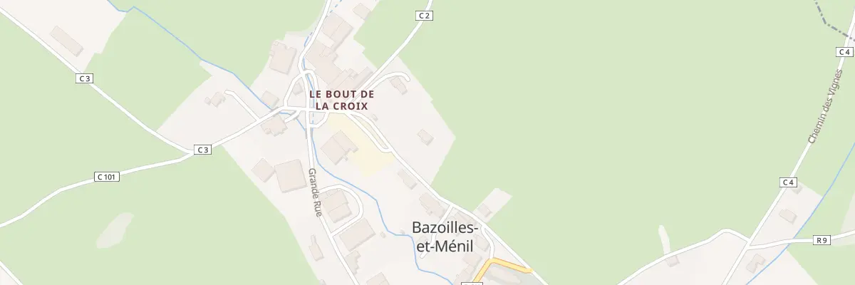 Plan du 360 Rue de l’Eglise à Bazoilles-et-Ménil