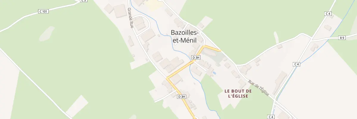 Plan du 51 Rue de Boulac à Bazoilles-et-Ménil