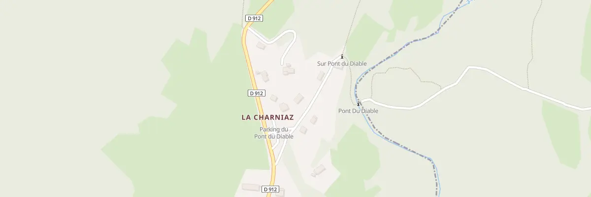 Plan du 107 Che du Pont du Diable à Bellecombe-en-Bauges
