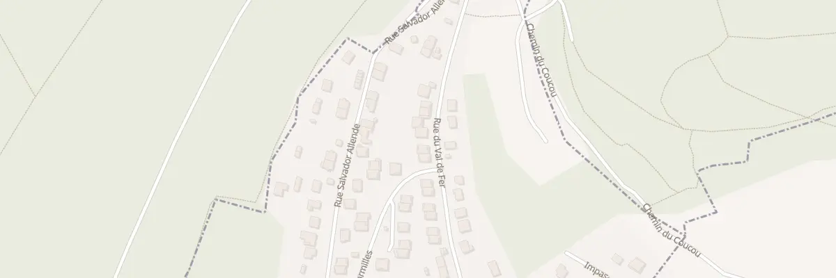 Plan du 91 Rue du Val de Fer à Neuves-Maisons