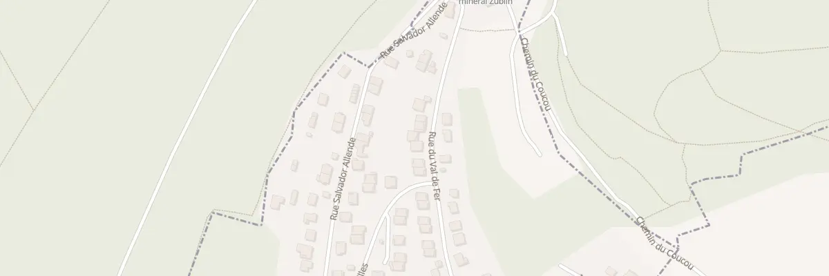 Plan du 93 Rue du Val de Fer à Neuves-Maisons