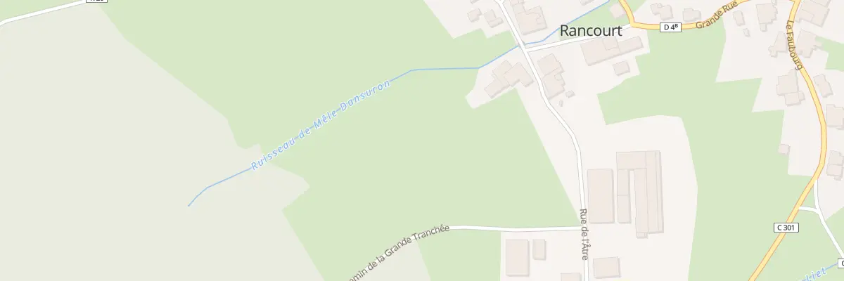 Plan du 164 Rue de l’Atre à Rancourt