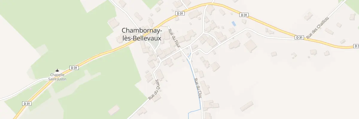 Plan du 1 Rue Saint-germain à Chambornay-lès-Bellevaux