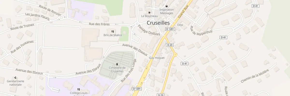 Plan du 14 Av des Ebeaux à Cruseilles