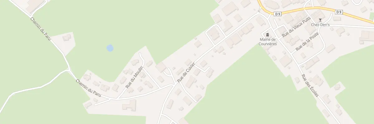 Plan du 14 Rue de Cuvier à Courvières