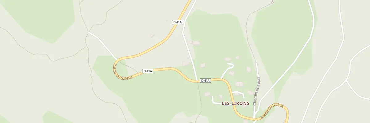 Plan du 3702 Rte du Salève à Cruseilles