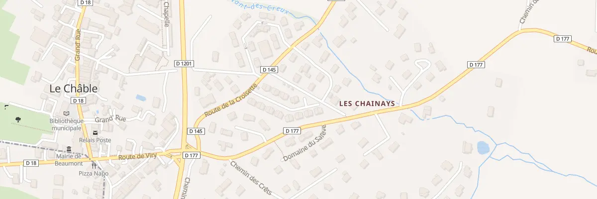 Plan du 75 All des Coteaux du Saleve à Beaumont