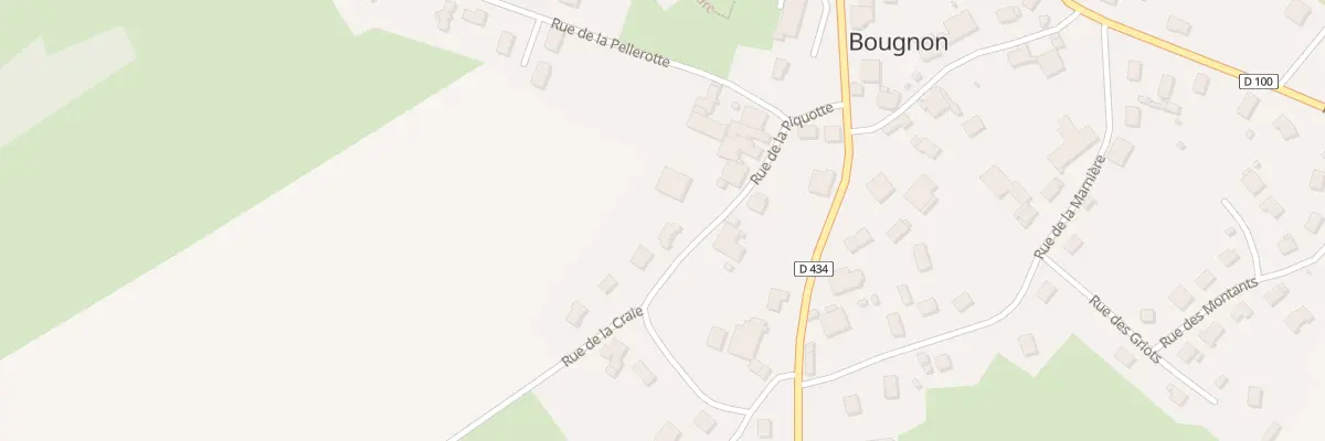 Plan du 12 Rue de la Piquotte à Bougnon