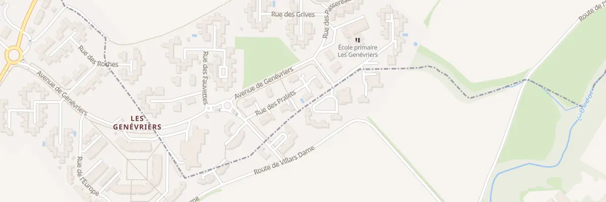 Plan du 143 Rue des Pralets à Sauverny