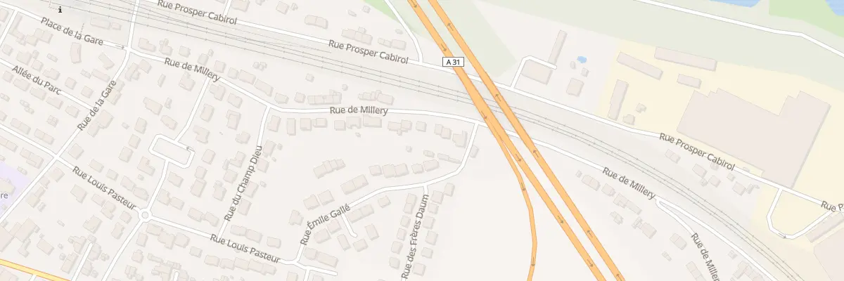 Plan du 36 Rue de Millery à Belleville